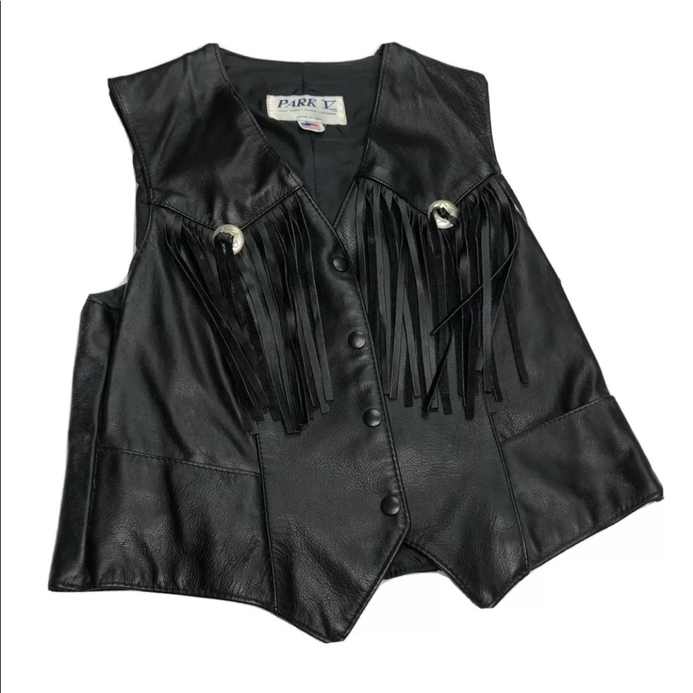 Vintage Park V Women’s Vest Size 16 Leather